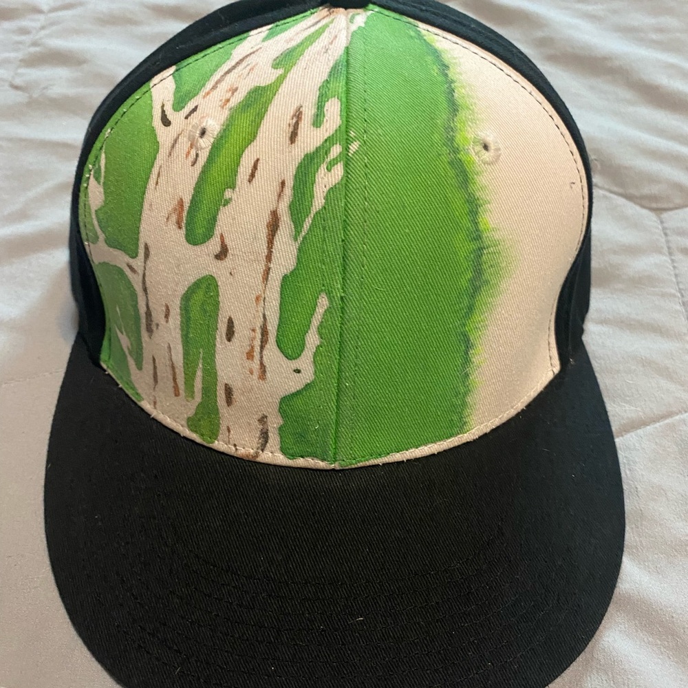 Green and Black Trucker Hat- VT birch